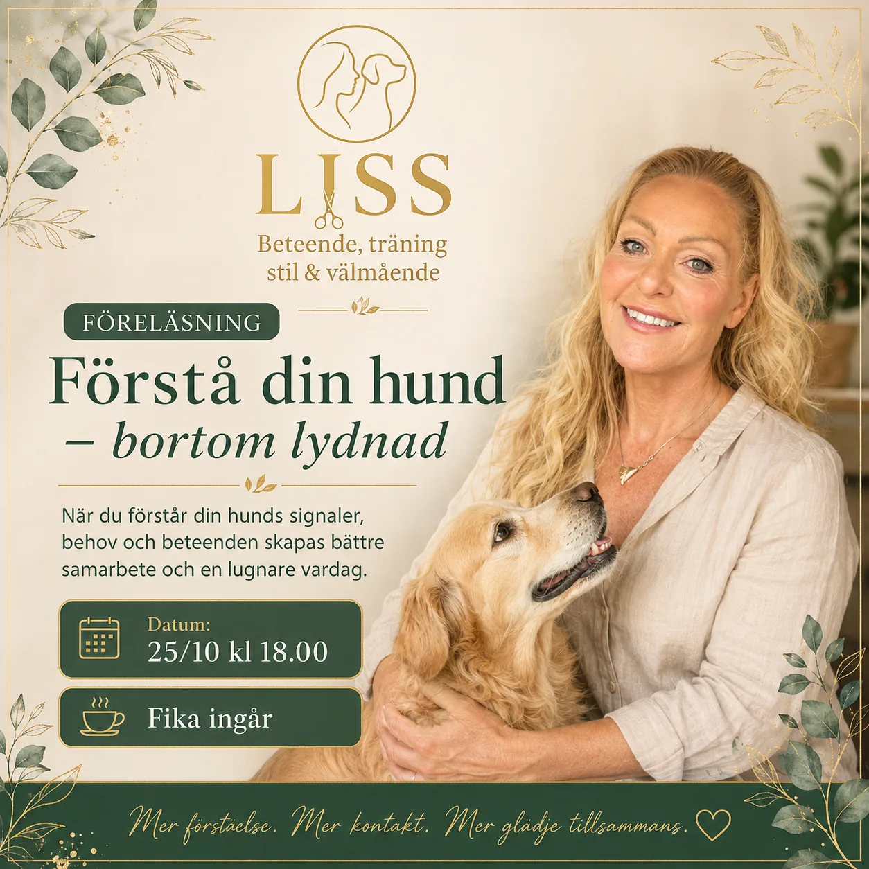 Omslagsbild för kursen Förstå din hund – bortom lydnad